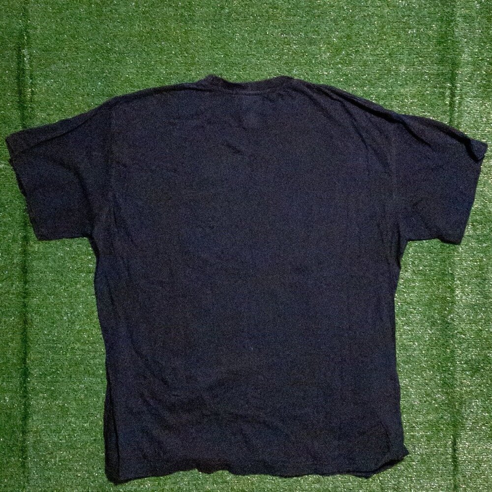 MAJESTIC AUTHENTIC NEW YORK YANKEES NAVY BLUE MENS CASUAL T SHIRT SIZE XXXXL - Picture 3 of 8